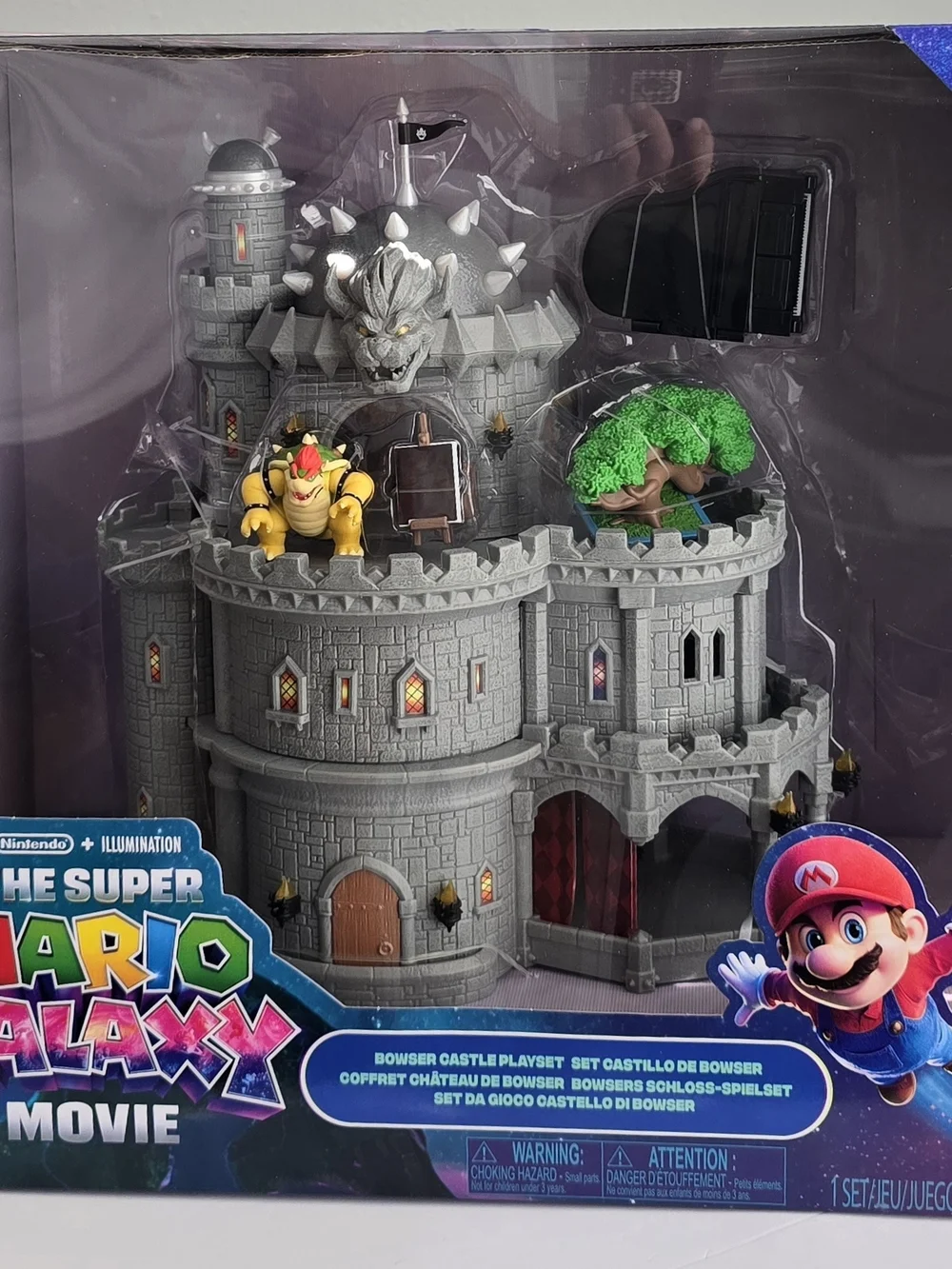 Nintendo The Super Mario Galaxy Movie Bowser Castle Playset